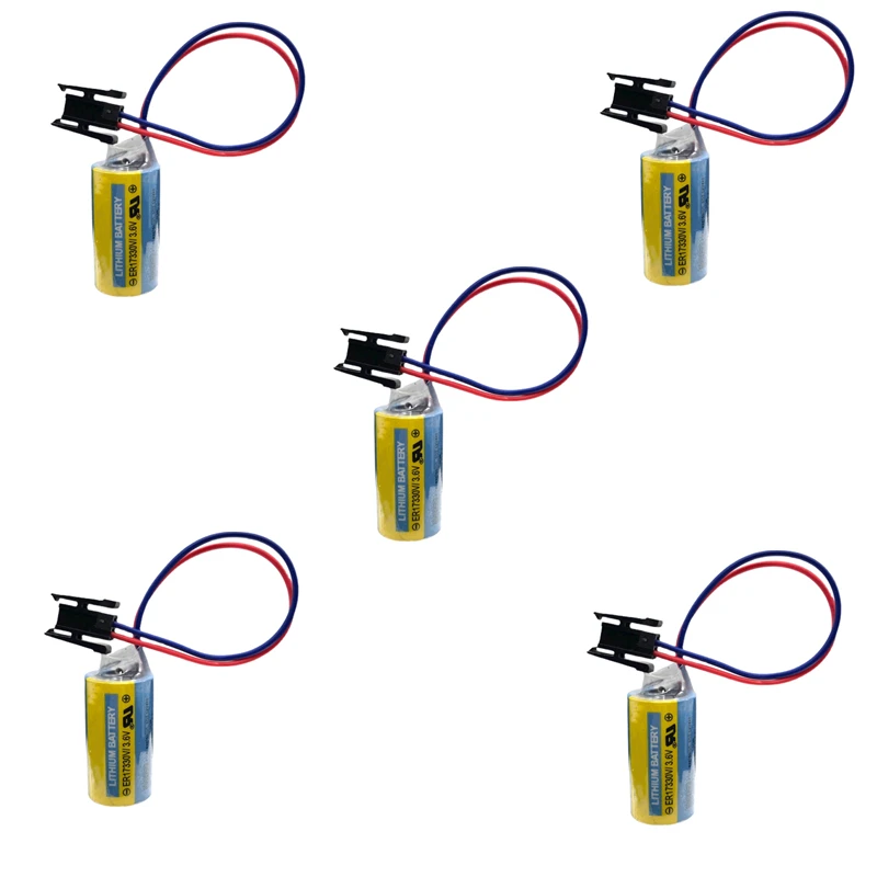 Оригинальные батарейки PLC ER17330V 2/3A 17330 3,6 V для Mitsubishi Servo A6BAT PLC Battery ANS Series, 5 упаковок
Оригинальные батарейки PLC ER17330V 2/3A 17330 3,6 V для Mitsubishi Servo A6BAT PLC Battery ANS Series, 5 упаковок
