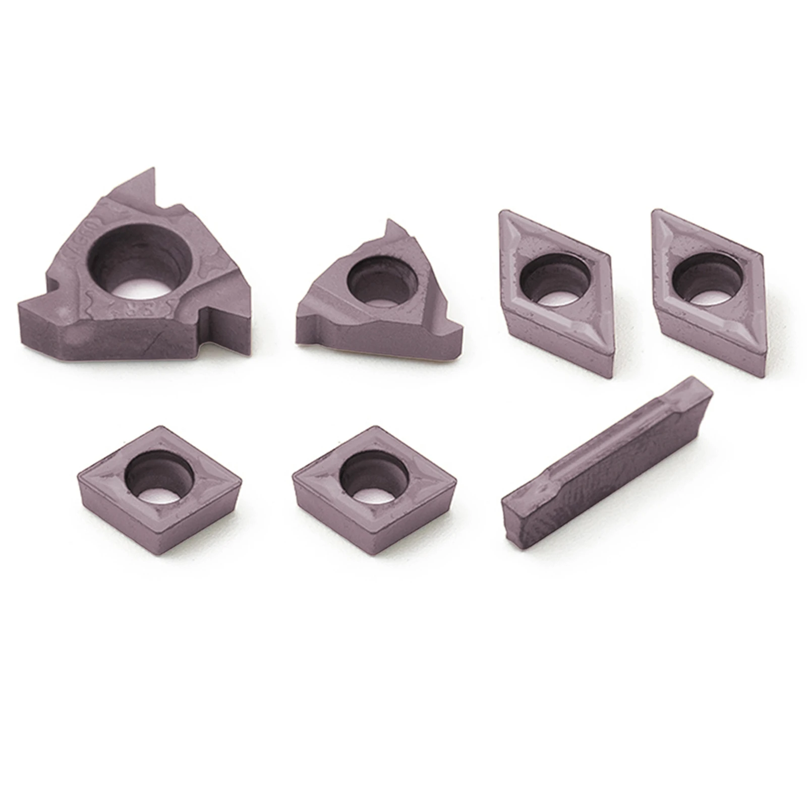 7pcs CCMT060204 Inserts Replacement Accessories For 12mm Shank Lathe Boring Bar Power Tools Replacement Accessories 
7pcs CCMT060204 Inserts Replacement Accessories For 12mm Shank Lathe Boring Bar Power Tools Replacement Accessories