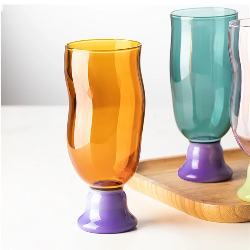 Color Borosilicate Glass Mug S Curve Wave Shape Heat Resistant Glass Cup Red Wine Cocktails Coffee Ice Water Cup
Color Borosilicate Glass Mug S Curve Wave Shape Heat Resistant Glass Cup Red Wine Cocktails Coffee Ice Water Cup