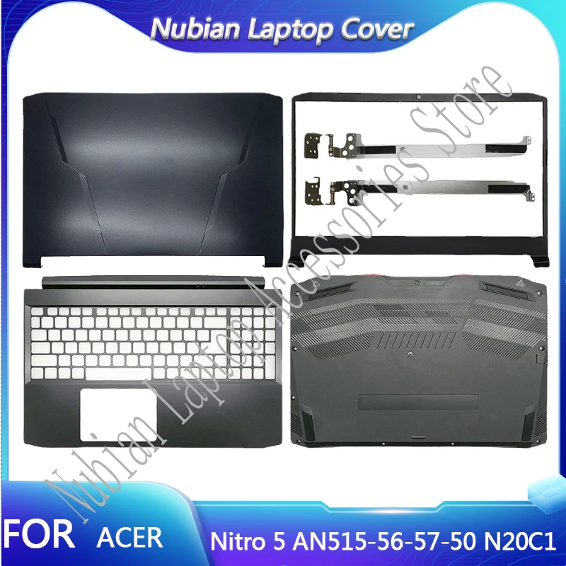 

New For Acer Nitro 5 AN515-56 AN515-57 AN515-50 N20C1 Laptop LCD Back Cover/Front Bezel/Hinges/Bottom Case AP3AT000310 Black