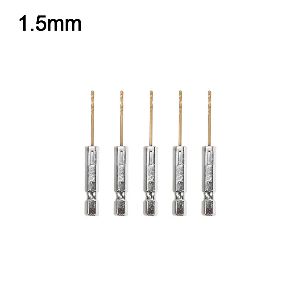 5pcs HSS Drill Bit Set High Speed Steel 1/4 Hex Shank 1.5-6.5mm Hexagonal Handle Titanium Plating Drill Bits Workshop Power Tool
5pcs HSS Drill Bit Set High Speed Steel 1/4 Hex Shank 1.5-6.5mm Hexagonal Handle Titanium Plating Drill Bits Workshop Power Tool