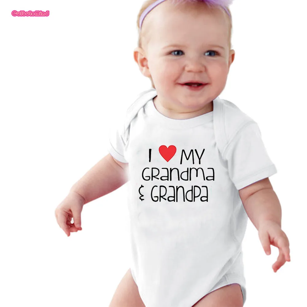Summer White Short Sleeve Jumpsuits Cute Baby Boys Clothes Bodysuit I Love My Grandma Grandpa Newborn Baby Bodysuit
Summer White Short Sleeve Jumpsuits Cute Baby Boys Clothes Bodysuit I Love My Grandma Grandpa Newborn Baby Bodysuit