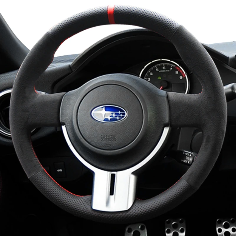 Custom suede leather hand stitched steering wheel cover For Subaru BRZ Forester XV Outback Legacy Impreza car interior
Custom suede leather hand stitched steering wheel cover For Subaru BRZ Forester XV Outback Legacy Impreza car interior