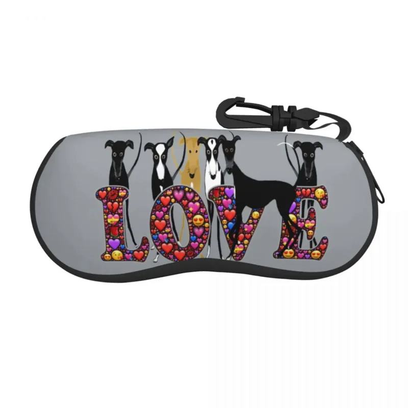 Love Hounds Shell Eyeglasses Protector Cases Fashion Sunglass Case Greyhound Whippet Sighthound Dog Glasses Bag
Love Hounds Shell Eyeglasses Protector Cases Fashion Sunglass Case Greyhound Whippet Sighthound Dog Glasses Bag