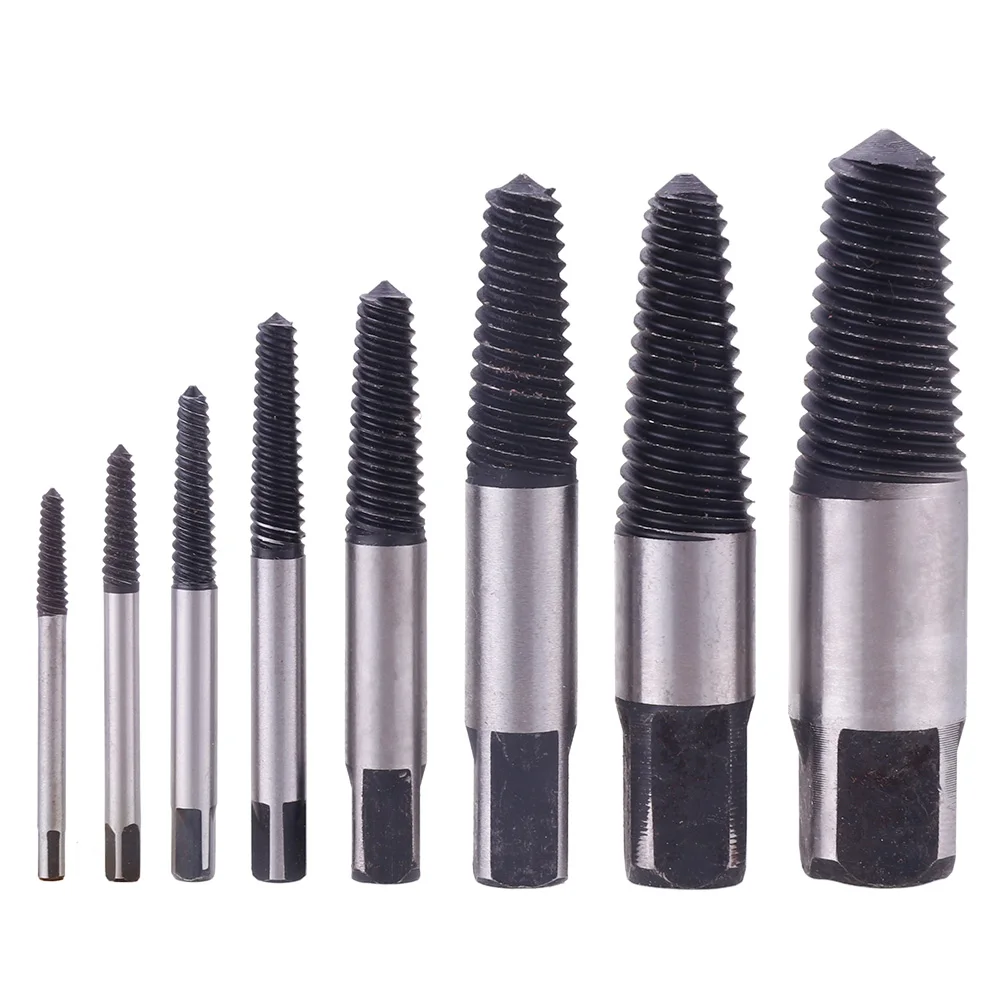 Screw Remover Extractor Drill Bits Carbon Steel Guide Set Broken End Bolt Removal Drill Set Damaged Bolts Remover Tools 1/8PCS
Screw Remover Extractor Drill Bits Carbon Steel Guide Set Broken End Bolt Removal Drill Set Damaged Bolts Remover Tools 1/8PCS