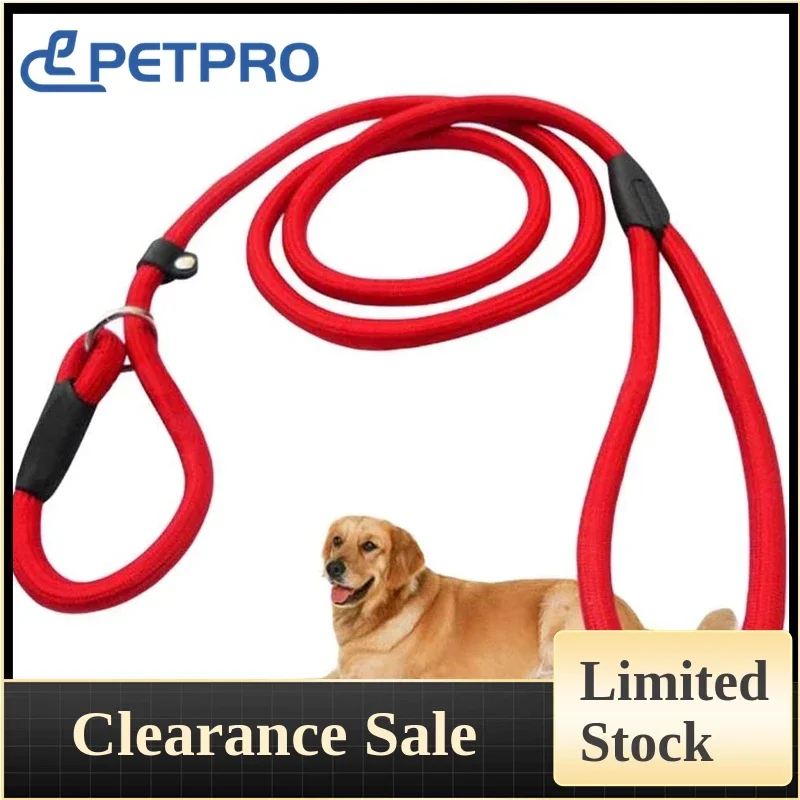 

Durable Dog Nylon Slip Rope Leash, Strong Pet Slip Lead, Adjustable Pet Slipknot Neck Circumference for Training Play Camping