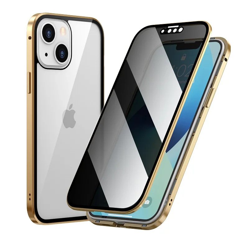 Metal Magnetic Case Dor iPhone 11 12 13 14 Pro Max Dor iPhone X XR XS Max 7 8 Plus SE2020 Privacy Double Sided Glass Cover
Metal Magnetic Case Dor iPhone 11 12 13 14 Pro Max Dor iPhone X XR XS Max 7 8 Plus SE2020 Privacy Double Sided Glass Cover