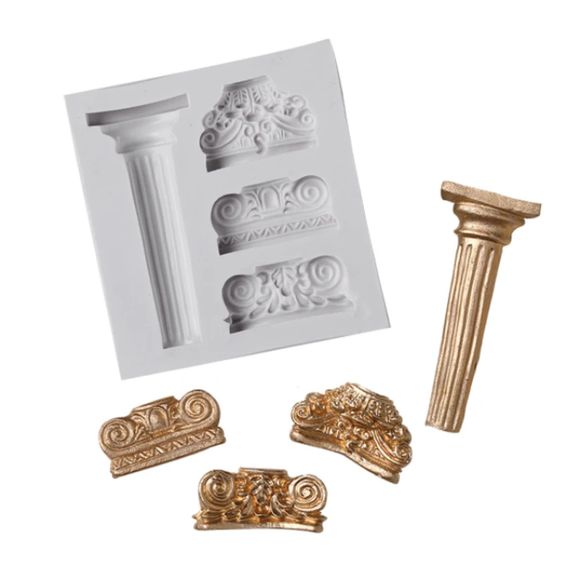 European Retro Roman Column Fondant Silicone Molds Cake Decorating Tools Chocolate Epoxy Resin Mould Cake Decorate Baking Tools
European Retro Roman Column Fondant Silicone Molds Cake Decorating Tools Chocolate Epoxy Resin Mould Cake Decorate Baking Tools