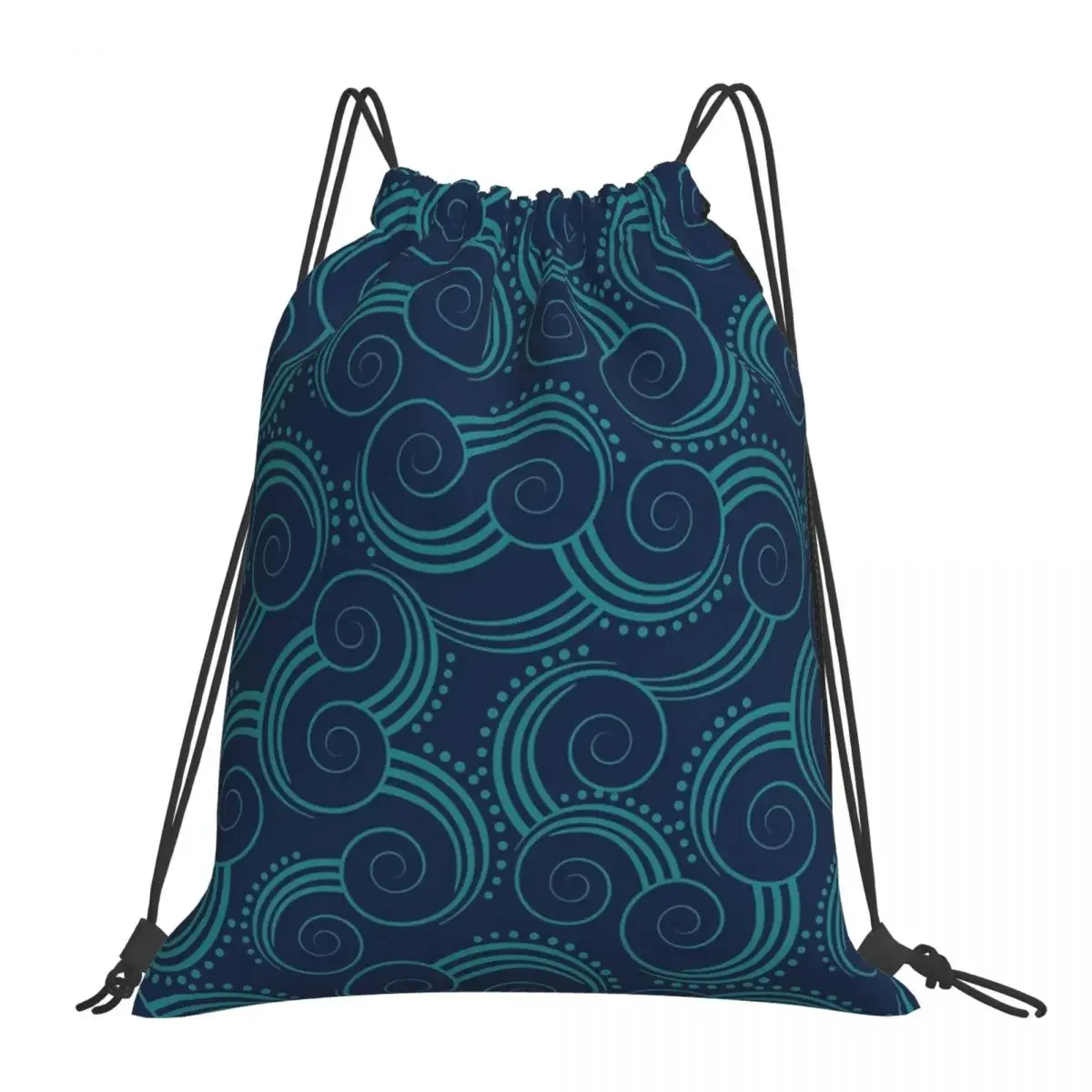 Navy And Teal Ocean Swirls Backpacks Portable Drawstring Bags Drawstring Bundle Pocket Sports Bag BookBag For Man Woman School
Navy And Teal Ocean Swirls Backpacks Portable Drawstring Bags Drawstring Bundle Pocket Sports Bag BookBag For Man Woman School