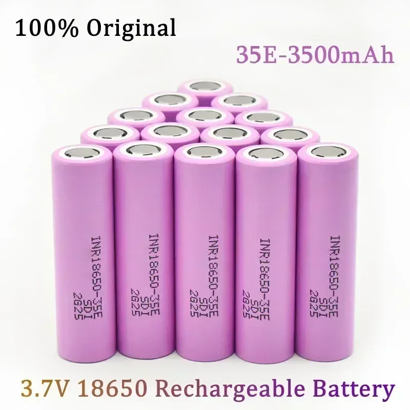 2023 New 18650 Original High Power 18650 3500mah 25A Discharge Inr18650 35e 18650 Battery Lithium Ion 3.7V Rechargeable Battery
2023 New 18650 Original High Power 18650 3500mah 25A Discharge Inr18650 35e 18650 Battery Lithium Ion 3.7V Rechargeable Battery
