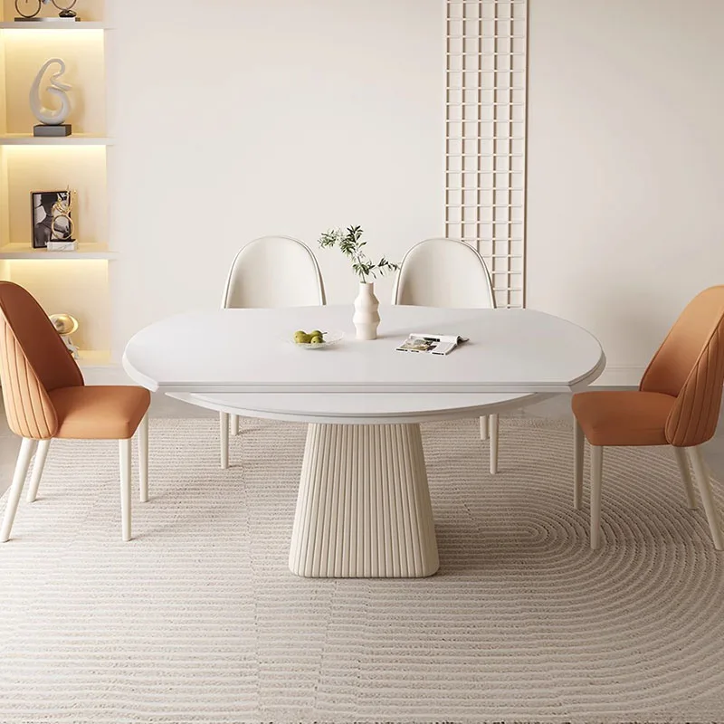 Room Hallway Dining Table Extendable Modern Salon Office Wooden Mobile Dining Table Luxury Mesas De Comedor Kitchen Furniture
Room Hallway Dining Table Extendable Modern Salon Office Wooden Mobile Dining Table Luxury Mesas De Comedor Kitchen Furniture