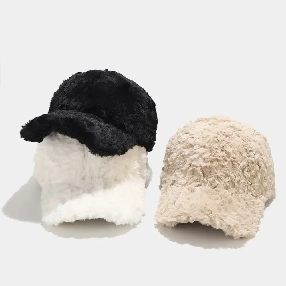 Winter Warm Baseball Cap for Women Rabbit Fur Blended Hats Hip Hop Solid Snapback Caps Thicken Female Autumn Plush Hat Casquette
Winter Warm Baseball Cap for Women Rabbit Fur Blended Hats Hip Hop Solid Snapback Caps Thicken Female Autumn Plush Hat Casquette