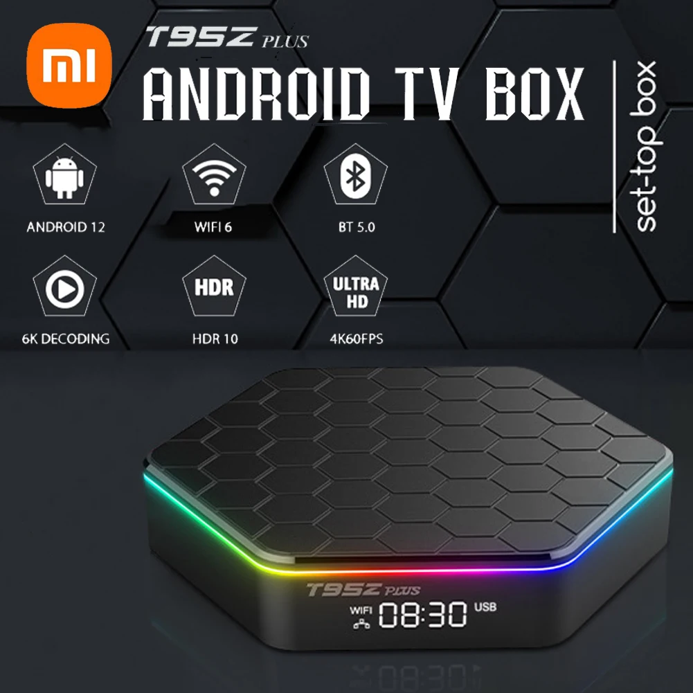 Xiaomi H618 Android 12 TV Box Allwinner H618 Quad Core Cortex A53 Support 8K Video BT Wifi Google Voice Media Player Set Top Box
Xiaomi H618 Android 12 TV Box Allwinner H618 Quad Core Cortex A53 Support 8K Video BT Wifi Google Voice Media Player Set Top Box