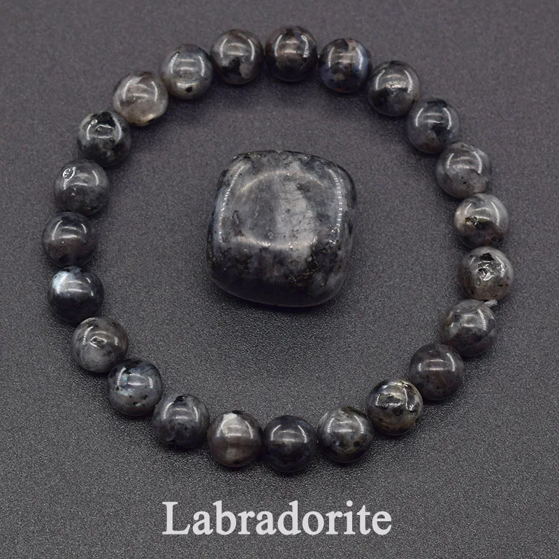 Natural Stone Bead Bracelets Labradorite
