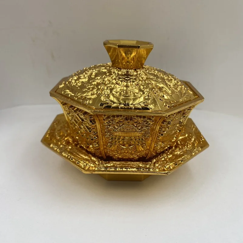Позолоченная чаша Tureen, Античная коллекция, чайная чаша, восемь сокровищ Tureen, домашний Дракон и Феникс, золотые восемь сокровищ Ornam
Позолоченная чаша Tureen, Античная коллекция, чайная чаша, восемь сокровищ Tureen, домашний Дракон и Феникс, золотые восемь сокровищ Ornam