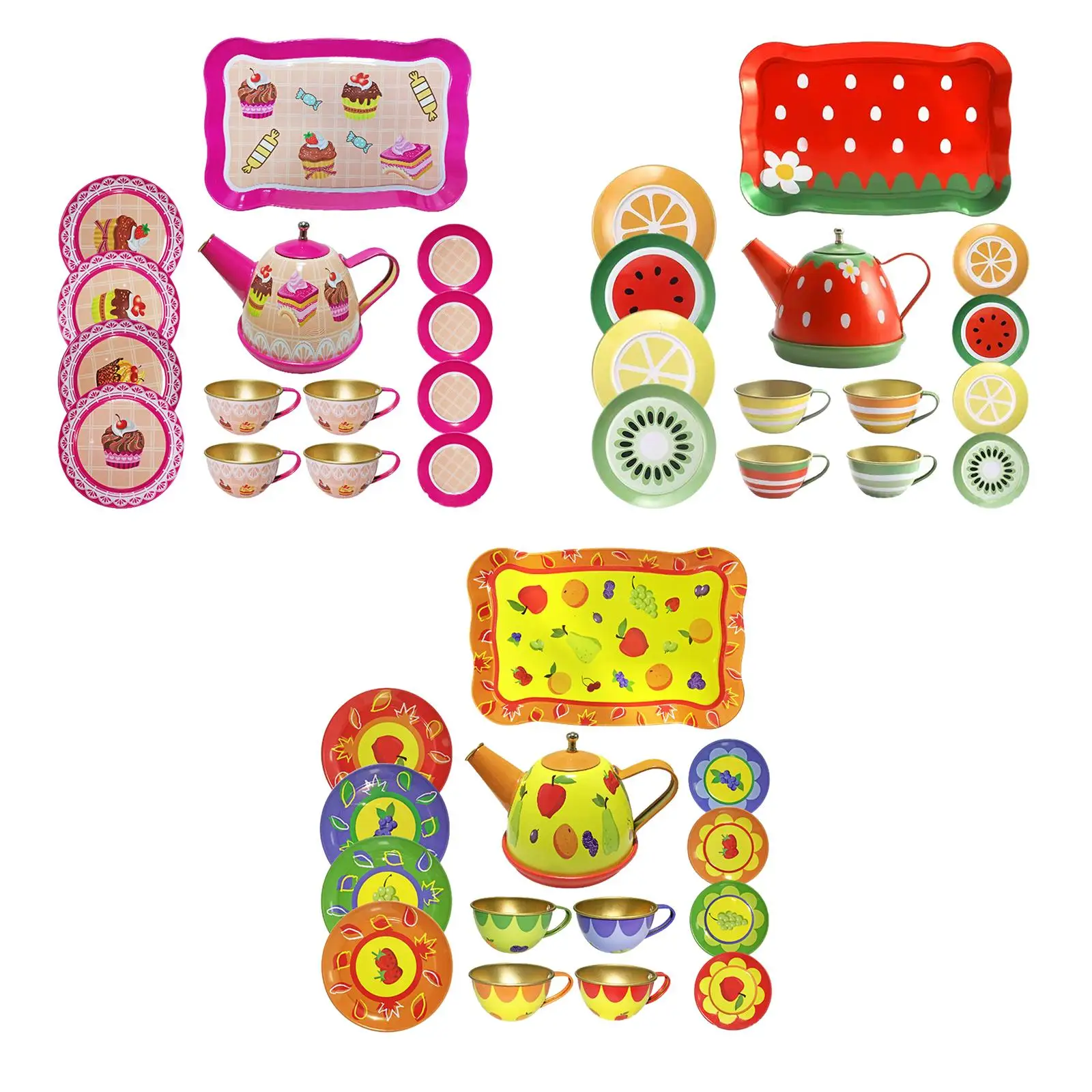 Afternoon Tea Set Toys with Metal Teapots Cups Plates Kitchen Pretend Play Toys for Toddlers Birthday Gift Children Kids
Afternoon Tea Set Toys with Metal Teapots Cups Plates Kitchen Pretend Play Toys for Toddlers Birthday Gift Children Kids