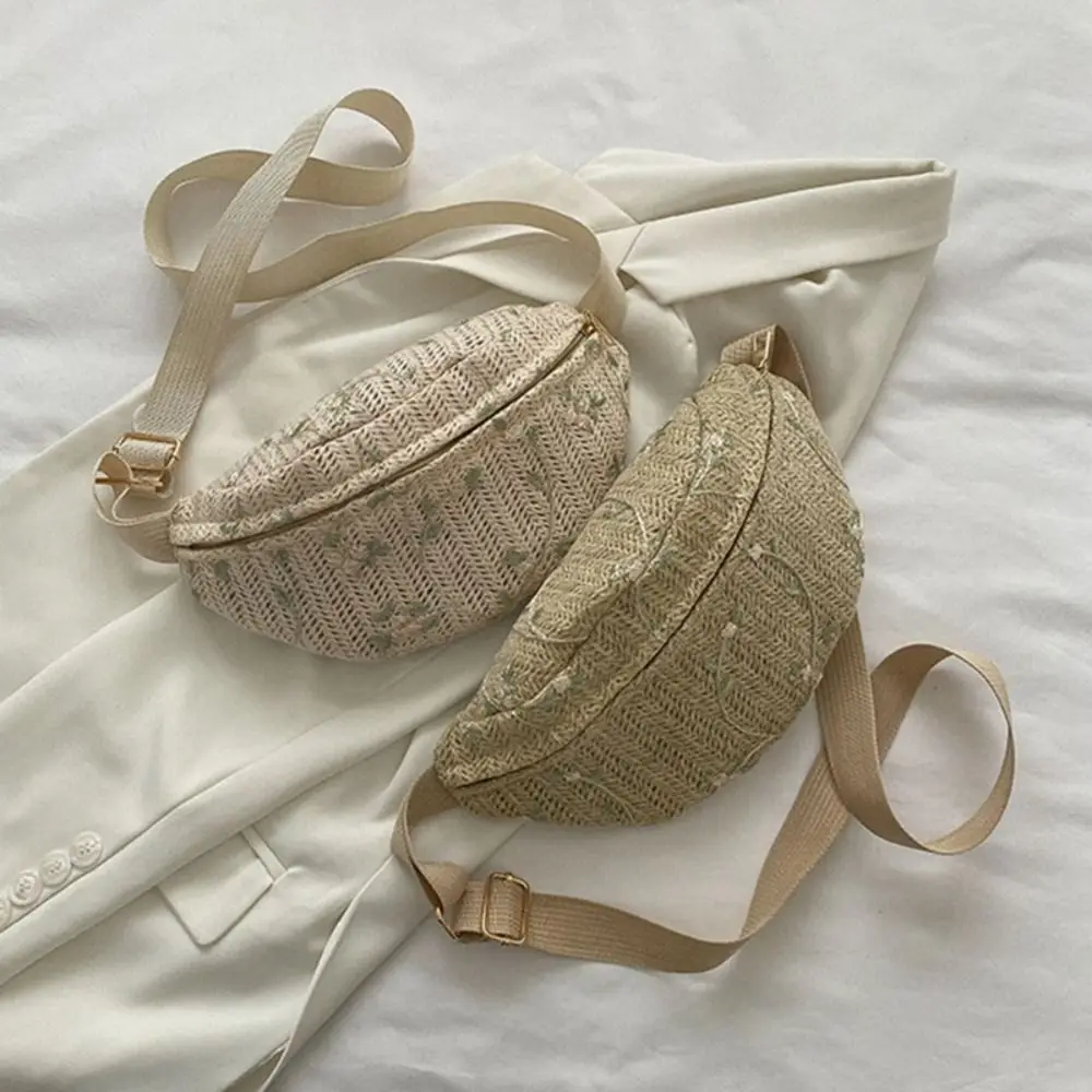 Woven Straw Waist Packs For Women Zipper Waist Belt Bag Beach Crossbody Shoulder Purse Sports Workout Travel Casual Chest Bag
Woven Straw Waist Packs For Women Zipper Waist Belt Bag Beach Crossbody Shoulder Purse Sports Workout Travel Casual Chest Bag