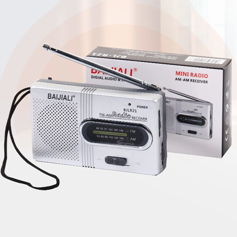 FM/AM Portable Radio Strong Signal Multi-function Speaker Radio For Older ModelsBC-R21 3V 0.5W 3.54inX2.17inX0.94in Home Supply
FM/AM Portable Radio Strong Signal Multi-function Speaker Radio For Older ModelsBC-R21 3V 0.5W 3.54inX2.17inX0.94in Home Supply