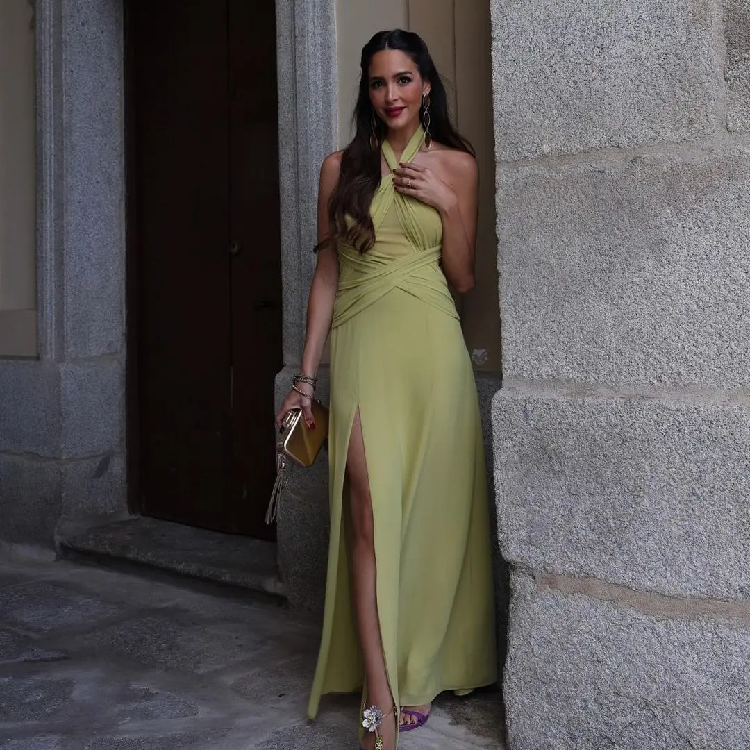 Suninheart Summer Halter Green Dress Elegant Maxi Formal Occasion Dress Backless Birthday Night Party Dresses Women 2023
Suninheart Summer Halter Green Dress Elegant Maxi Formal Occasion Dress Backless Birthday Night Party Dresses Women 2023