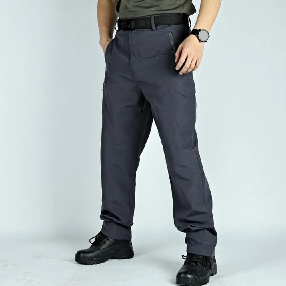 Men Cargo Pants Mid-rise Button Zipper Fly Outdoor Casual Pants Pockets Wide Leg Quick Drying Sport Long Trousers
Men Cargo Pants Mid-rise Button Zipper Fly Outdoor Casual Pants Pockets Wide Leg Quick Drying Sport Long Trousers