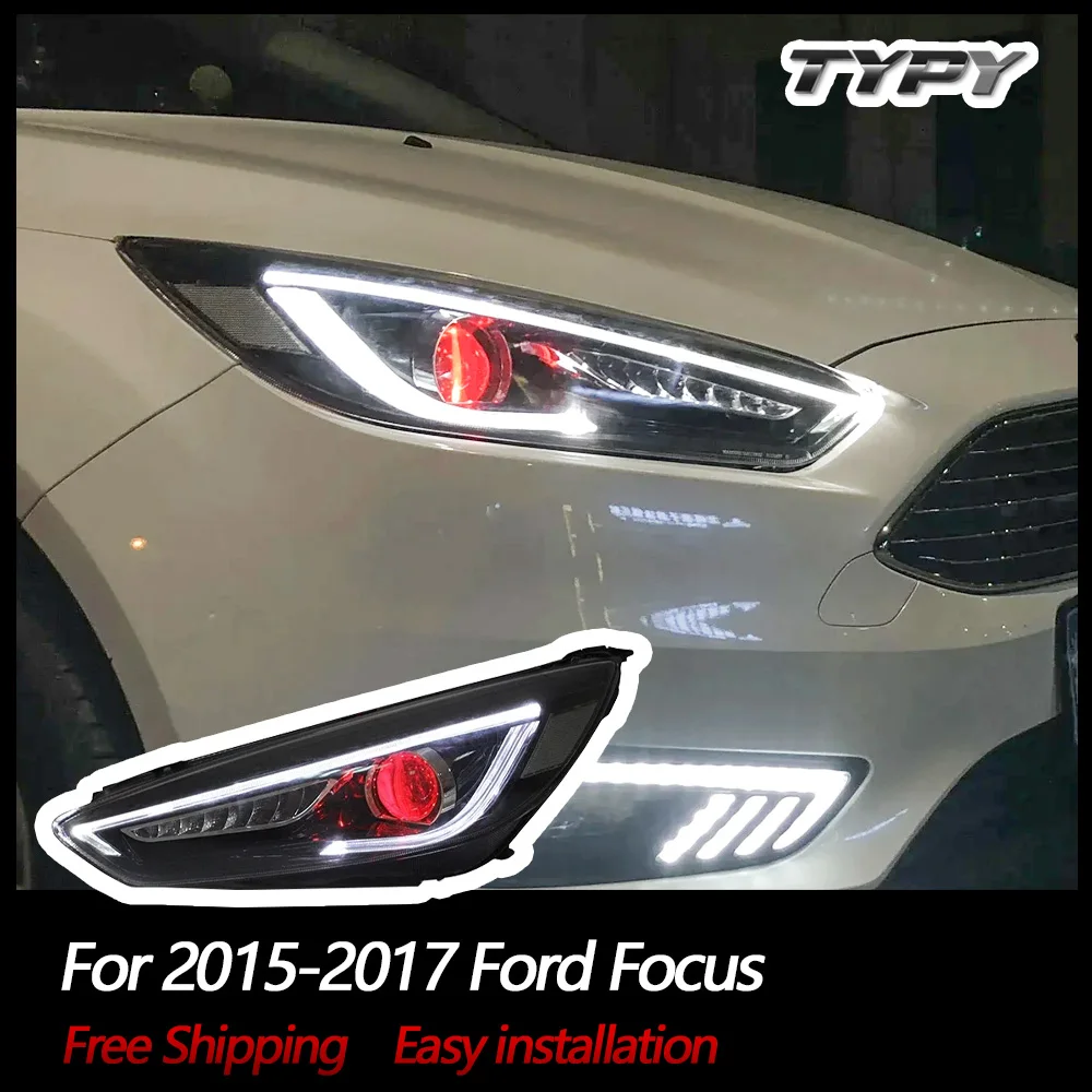Car Light LED Headlight For Ford Focus 2015-2017 High Quality Head Lamp With Blue DRL and Demon Eyes Plug n Play Light
Car Light LED Headlight For Ford Focus 2015-2017 High Quality Head Lamp With Blue DRL and Demon Eyes Plug n Play Light