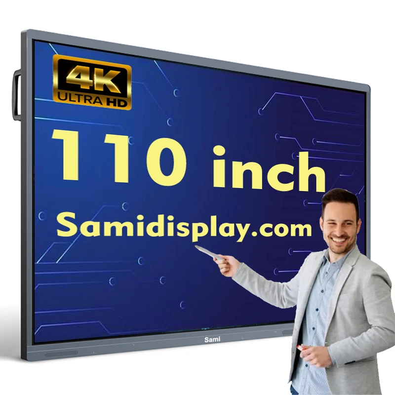 

Samidisplay 65 75 86 100 110 Inch Classroom All in One Touch Screen Interactive Flat Panel Digital Whiteboard Smart Board