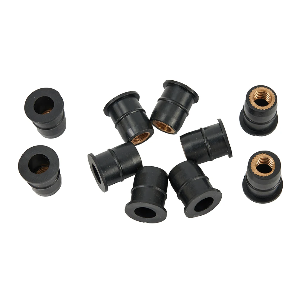 10pcs/set M6 Metric Rubber Well Nuts Universal Neoprene 6mm Nuts Damper Panel Fixing Windscreen Fairing Cowls Retainer Nuts Kit
10pcs/set M6 Metric Rubber Well Nuts Universal Neoprene 6mm Nuts Damper Panel Fixing Windscreen Fairing Cowls Retainer Nuts Kit