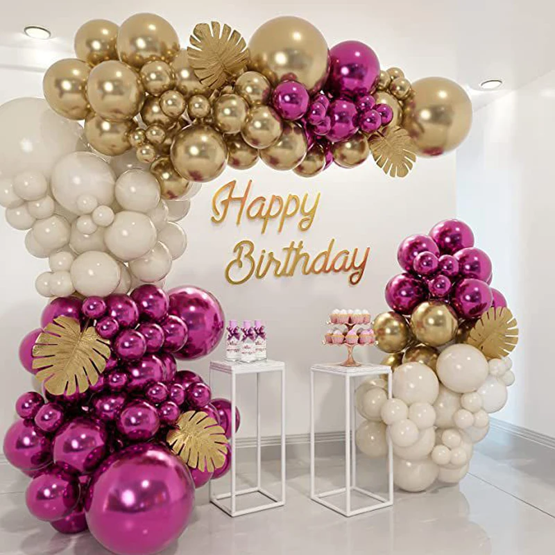 Metallic Balloons Garland Arch Kit For Birthday Party Wedding Decorations Rose Gold White Balloon
Metallic Balloons Garland Arch Kit For Birthday Party Wedding Decorations Rose Gold White Balloon