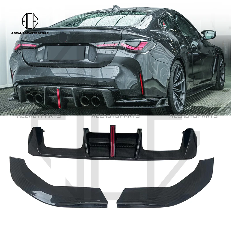 G80 M3 A style carbon fiber diffuser carbon fiber rear bumper diffuser lip spoiler for BMW G80 M3 G82 M4 2021-2022
G80 M3 A style carbon fiber diffuser carbon fiber rear bumper diffuser lip spoiler for BMW G80 M3 G82 M4 2021-2022