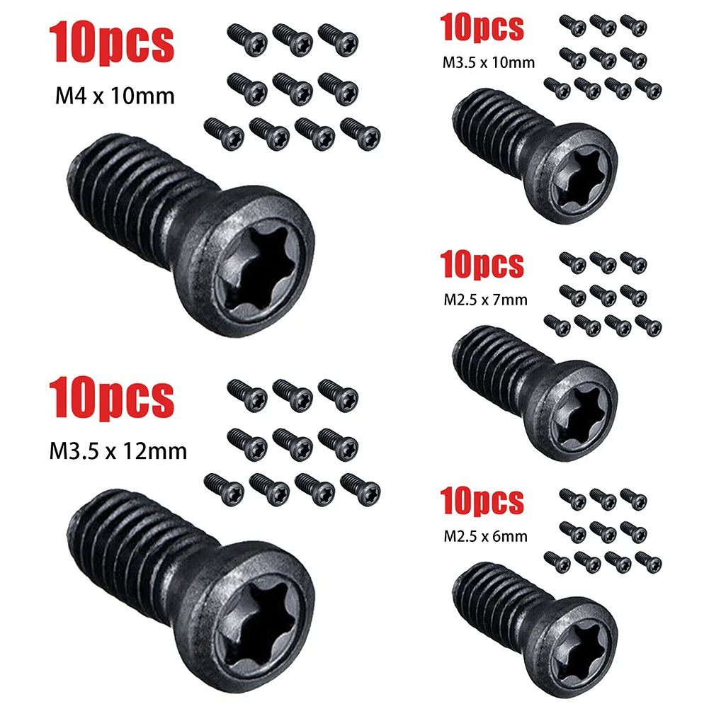 10pcs Metal Mini Lathe Head Torx Machine Screws For Replace Carbide Insert CNC Household Office Communicate Numerical Power Tool
10pcs Metal Mini Lathe Head Torx Machine Screws For Replace Carbide Insert CNC Household Office Communicate Numerical Power Tool