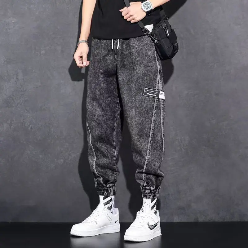 Men Pants Women Fit Harem Ribbons Spring Letter Slim Male Casual Jogging Multi-pockets Streetwear Classic Trouser
Men Pants Women Fit Harem Ribbons Spring Letter Slim Male Casual Jogging Multi-pockets Streetwear Classic Trouser