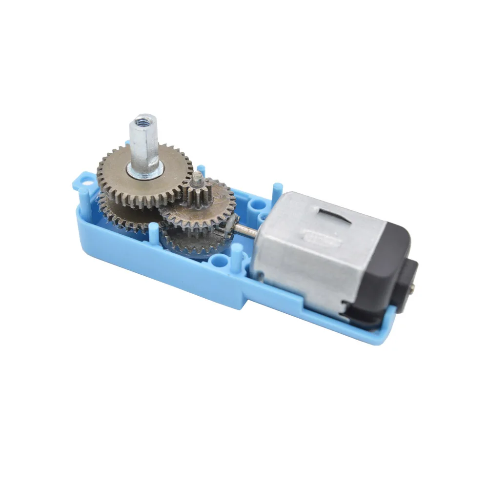 TT Micro DC Reducer Motor DC 3V-6V 1:90 All-Metal Gear Single or Dual Shaft for Robot Intelligent-Car DIY Models 1:90 Metal
TT Micro DC Reducer Motor DC 3V-6V 1:90 All-Metal Gear Single or Dual Shaft for Robot Intelligent-Car DIY Models 1:90 Metal