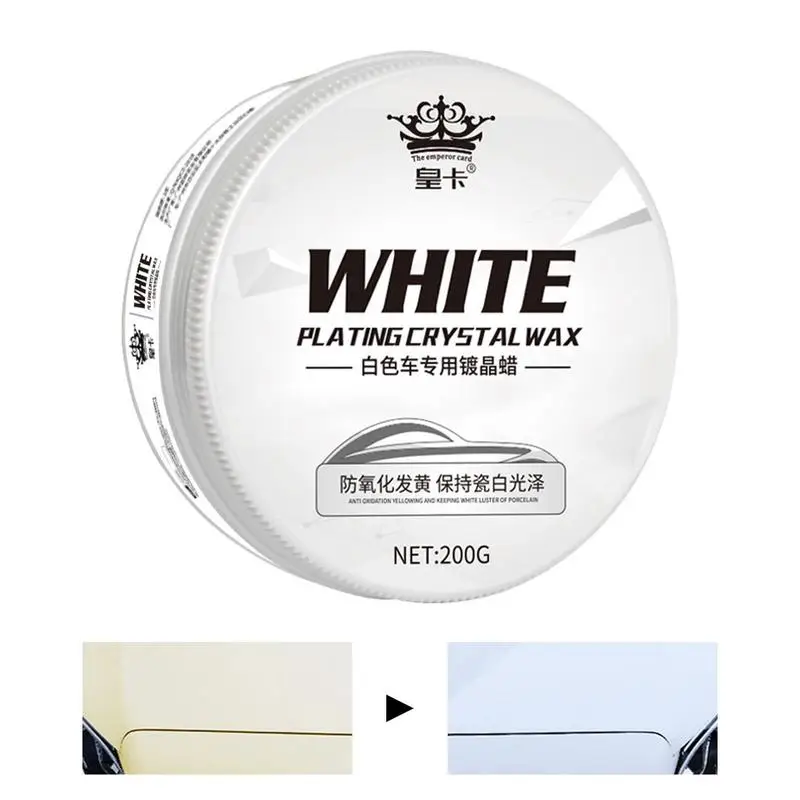 

Solid Car Wax Paste High-gloss Shine Automotive Solid Wax Paste Car Scratch Remover Supplies For White SUV/Car/RV Metal Logo Hub