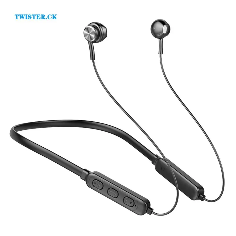 

Wireless Bluetooth-compatible 5.1 Headphones Stereo Noise Cancelling Neckband Headset Sports Earbuds With Microphone