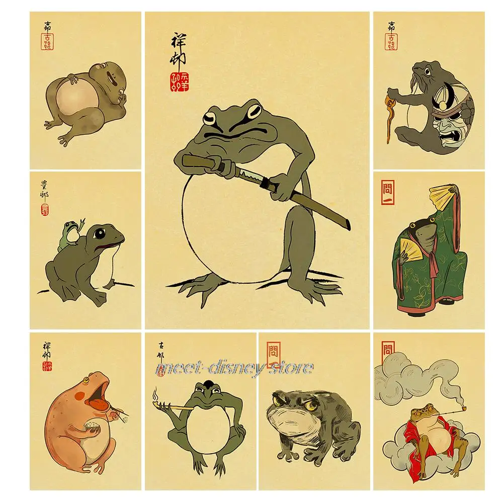 Antique Japanese Cute Frog Poster Japanese Woodblock Home Canvas Cafe Girls For Wall Art Decoration Home Decor Painting
Antique Japanese Cute Frog Poster Japanese Woodblock Home Canvas Cafe Girls For Wall Art Decoration Home Decor Painting