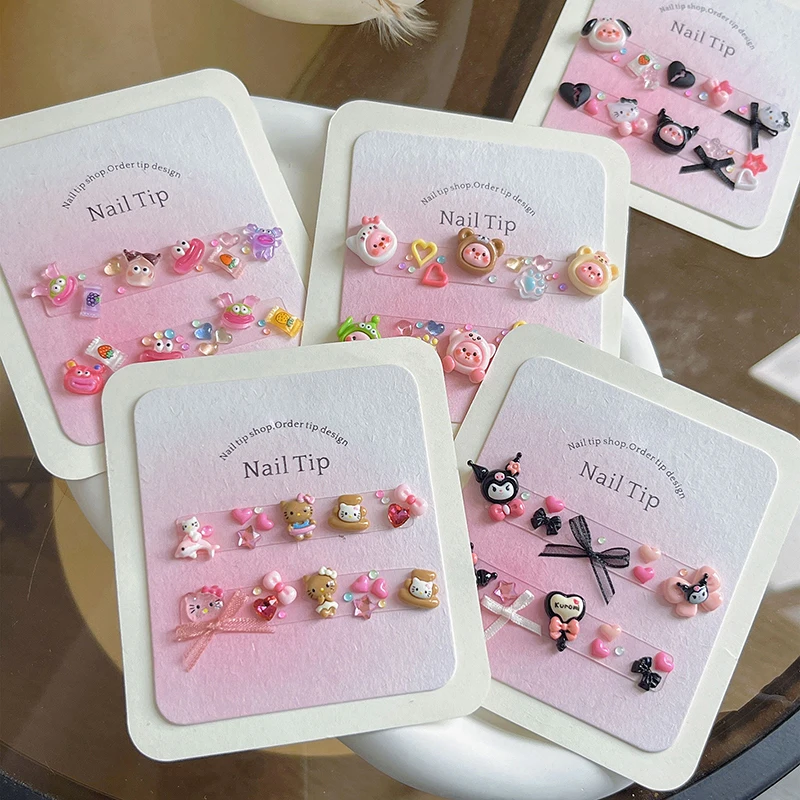 1 пакет 3D мультфильм Sanrio, подвески для ногтей, Женская милая Kuromi Hello Kitty, поделки «сделай сам», Женский маникюр, художественное украшение, аксессуары
1 пакет 3D мультфильм Sanrio, подвески для ногтей, Женская милая Kuromi Hello Kitty, поделки «сделай сам», Женский маникюр, художественное украшение, аксессуары
