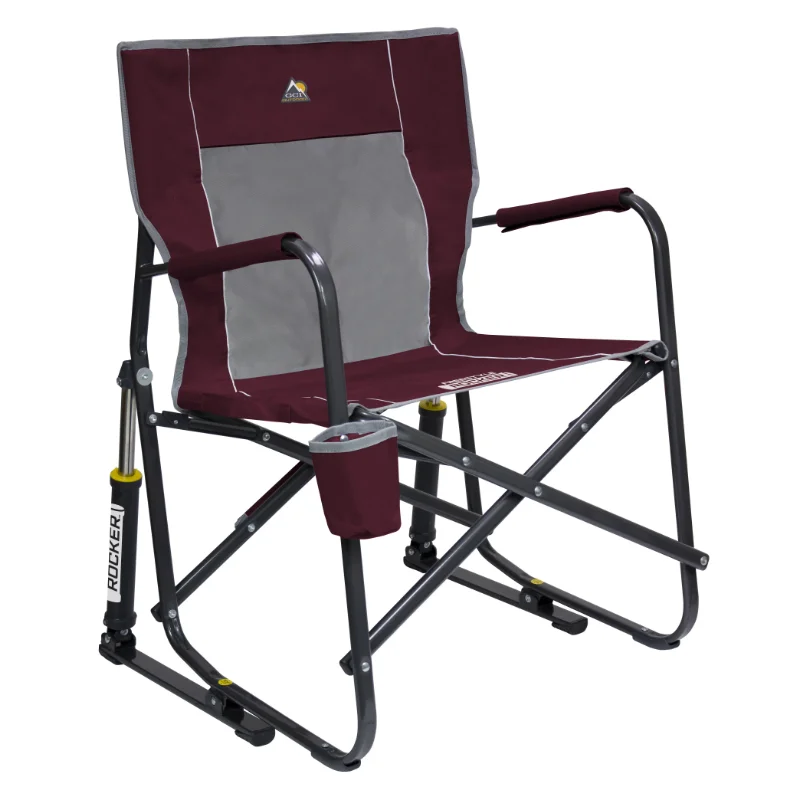 

GCI Outdoor Freestyle Rocker, Maroon, Adult Chair camping chairs folding chair