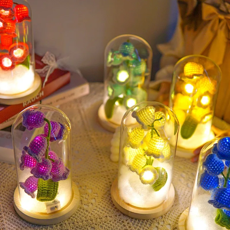 Crochet Flower Bell Orchid Artificial Flowers Hand-knitted Flower Crochet Flower Home Night Lamp Potted Plant Desktop Decoration
Crochet Flower Bell Orchid Artificial Flowers Hand-knitted Flower Crochet Flower Home Night Lamp Potted Plant Desktop Decoration