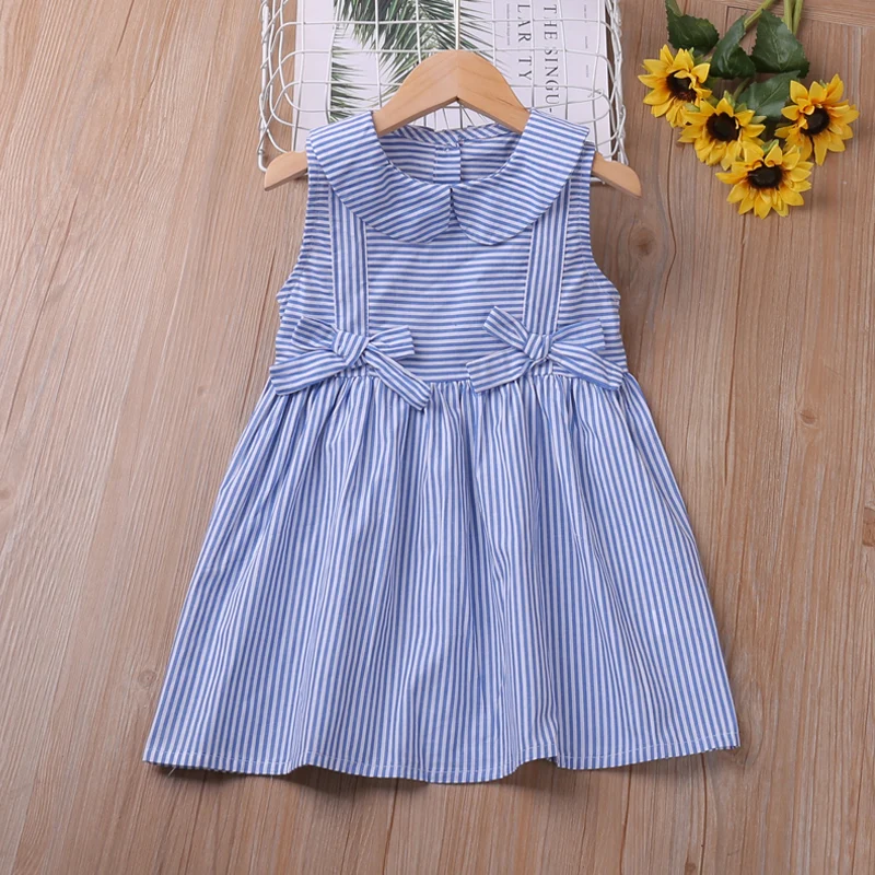 2023 Summer Striped Vest Dress Kids Clothes Girls Bowknot Decoration Children Dress For Girls For 3-7 Years
2023 Summer Striped Vest Dress Kids Clothes Girls Bowknot Decoration Children Dress For Girls For 3-7 Years