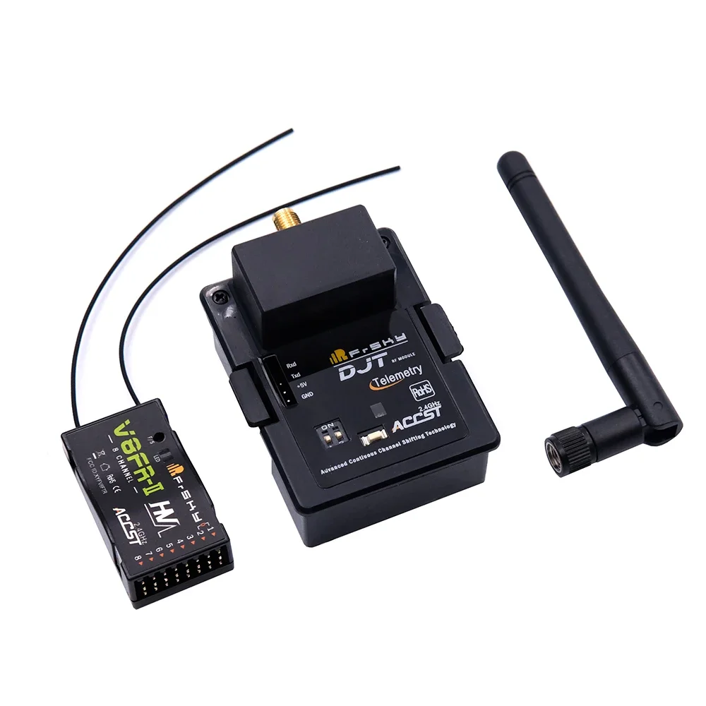 FrSky ACCST 2.4Ghz DJT Module D8/V8 Mode V8FR 8 CH Receiver for X9D JR FLYSKY Turnigy 9X Transmitters
FrSky ACCST 2.4Ghz DJT Module D8/V8 Mode V8FR 8 CH Receiver for X9D JR FLYSKY Turnigy 9X Transmitters