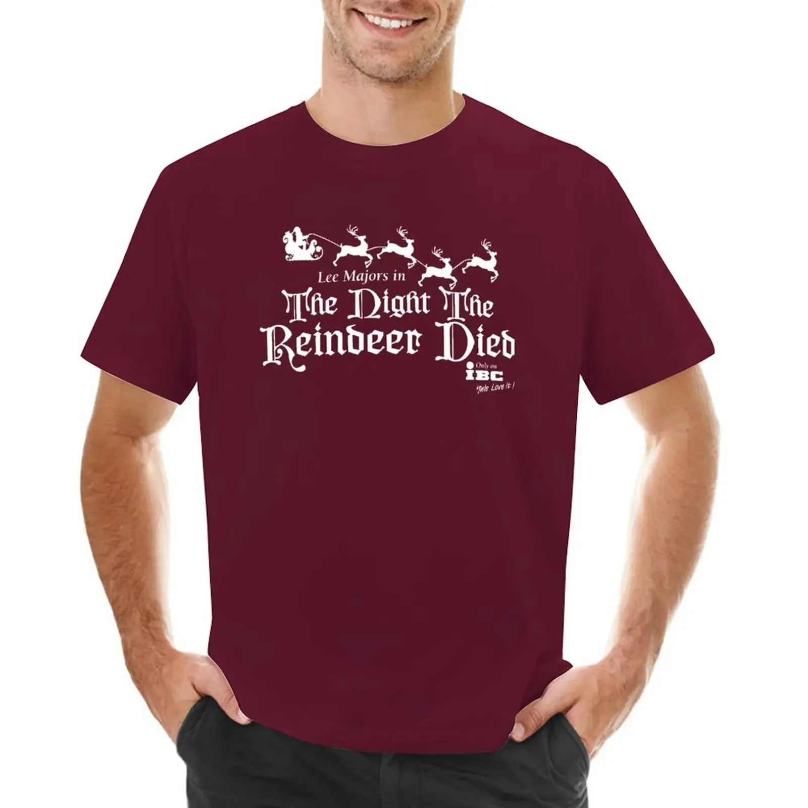 

The Night The Reindeer Died T-shirt tees summer top heavyweights customs t shirt men