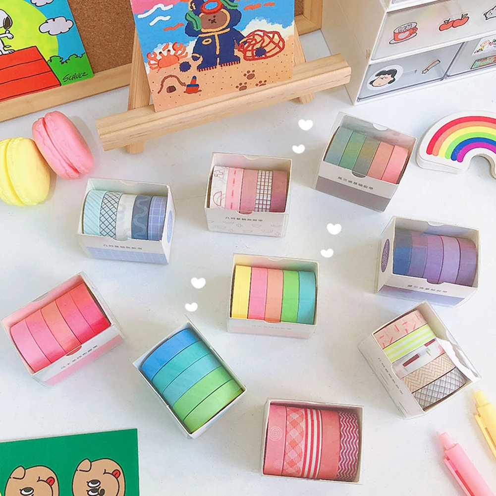 Paper Tape Stickers Cute Striped Pattern For Diy Notebooks Journaling Scrapbooking Gift Wrapping Decoration Children Toy
Paper Tape Stickers Cute Striped Pattern For Diy Notebooks Journaling Scrapbooking Gift Wrapping Decoration Children Toy