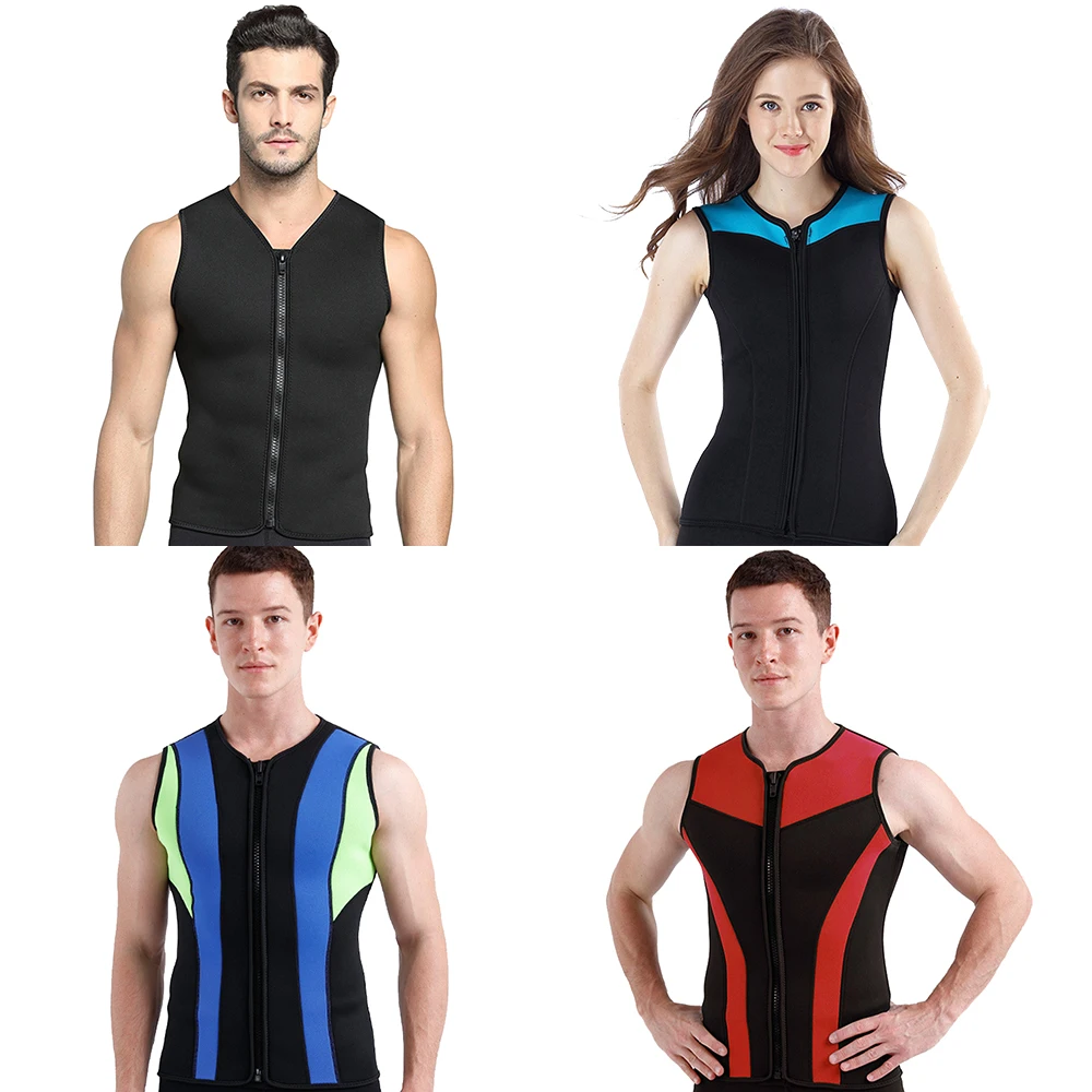 3MM Neoprene Wetsuit Vest Men Women Sleeveless Front Zipper Sun Protection Warm Wetsuit Tops Water Sports Surfing Diving Vest
3MM Neoprene Wetsuit Vest Men Women Sleeveless Front Zipper Sun Protection Warm Wetsuit Tops Water Sports Surfing Diving Vest