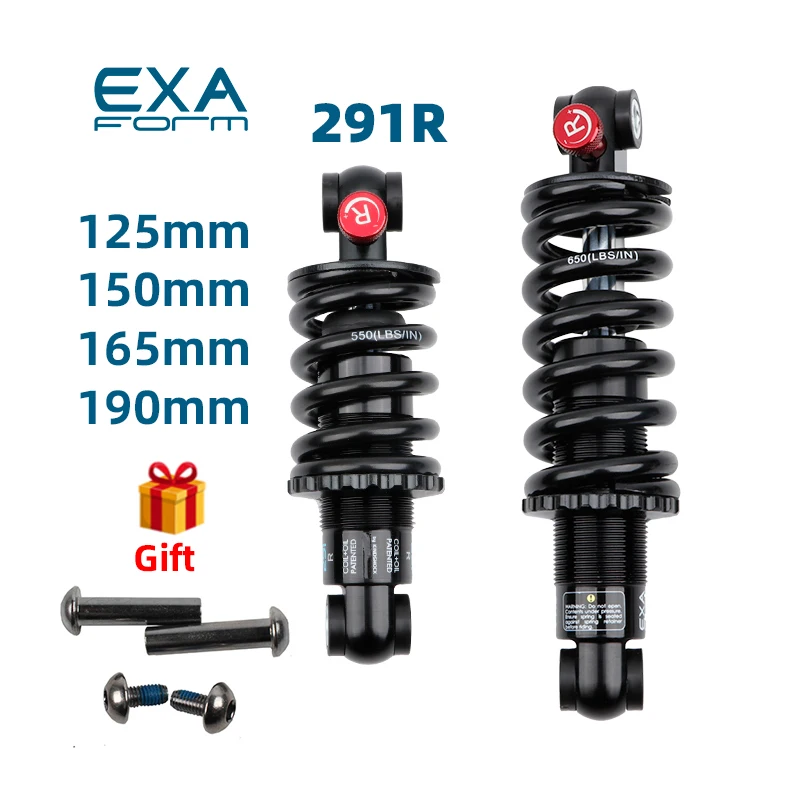EXA 291R велосипедный пружинный абсорбирующий 125 мм 150 мм 165 мм 190 мм 550/650 фунтов для скутера MTB складной велосипед задний амортизатор
EXA 291R велосипедный пружинный абсорбирующий 125 мм 150 мм 165 мм 190 мм 550/650 фунтов для скутера MTB складной велосипед задний амортизатор