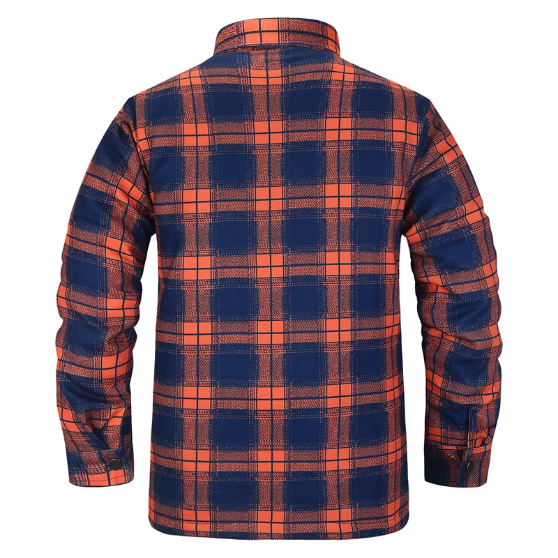 الشتاء منقوشة قمصان للرجال سميكة الأخضر فحص قميص سترة عادية طويلة الأكمام مبطن جاكيتات كبيرة وطويلة القامة EUR/US حجم S-5XL الشتاء منقوشة قمصان للرجال سميكة الأخضر فحص قميص سترة عادية طويلة الأكمام مبطن جاكيتات كبيرة وطويلة القامة EUR/US حجم S-5XL