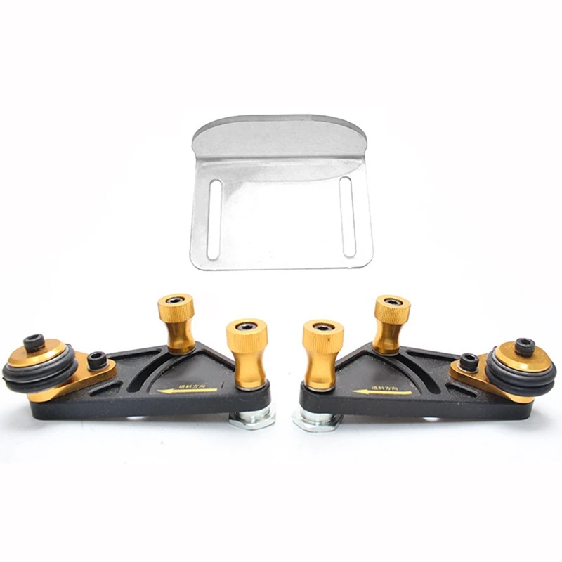 2PCS Woodworking Aluminum Alloy Multi-Purpose Feather Loc Boards Saw Table Pressing Feeder Guider Safety Push Tool
2PCS Woodworking Aluminum Alloy Multi-Purpose Feather Loc Boards Saw Table Pressing Feeder Guider Safety Push Tool