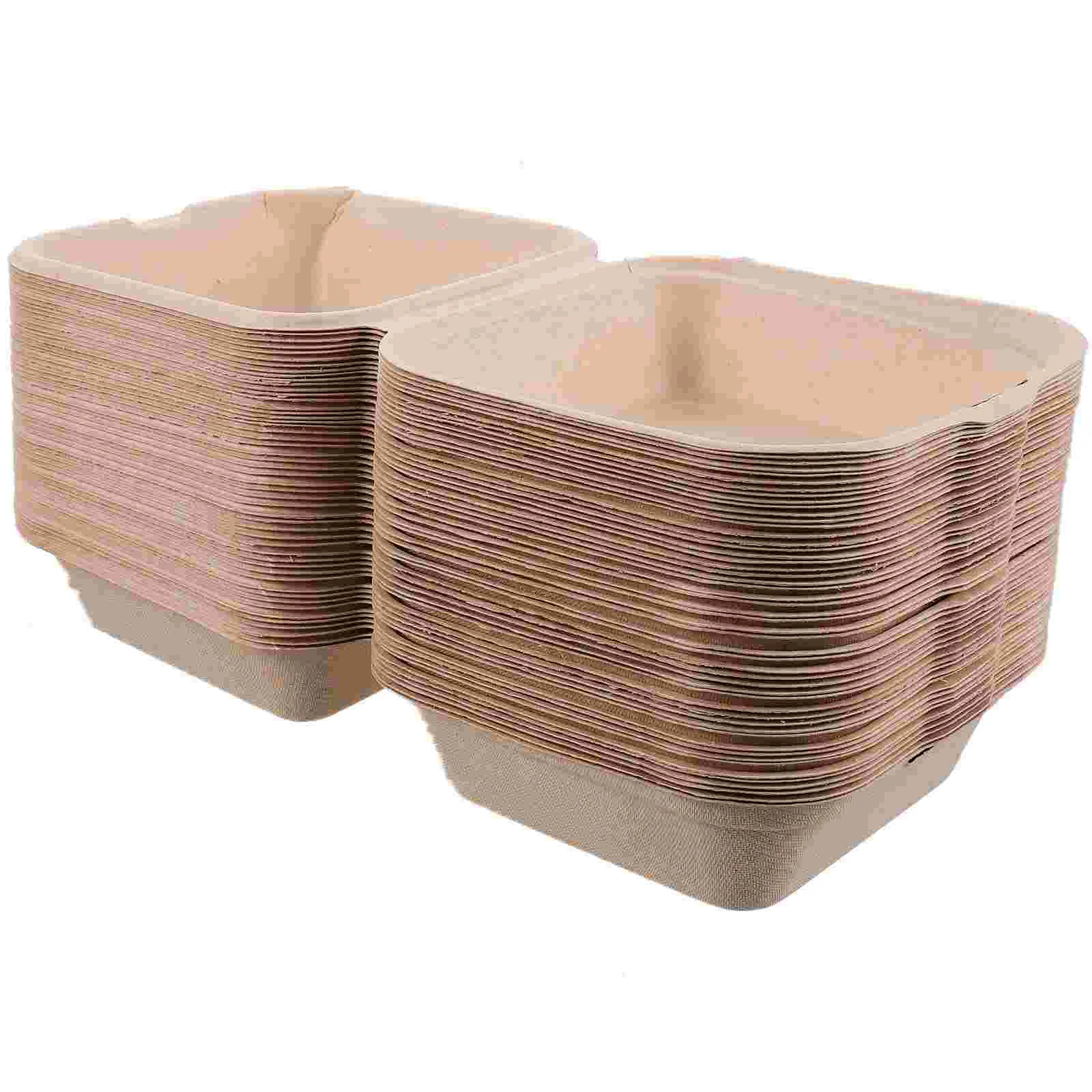 50 Pcs Outdoor Burgers Disposable Hamburger Container Pulp Sandwich Storage Boxes
50 Pcs Outdoor Burgers Disposable Hamburger Container Pulp Sandwich Storage Boxes
