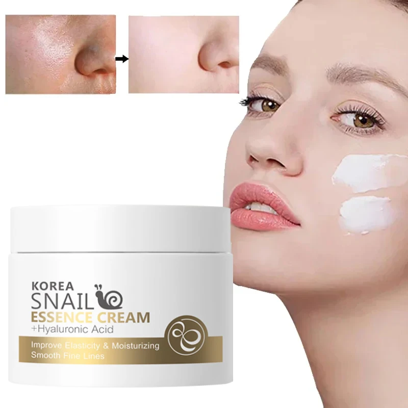 

Snail Face Cream Improve Roughness Tighten Skin Repair Damaged Skin Moisturizing Shrink Pores Nourish Rejuvenate Skin Skin Care