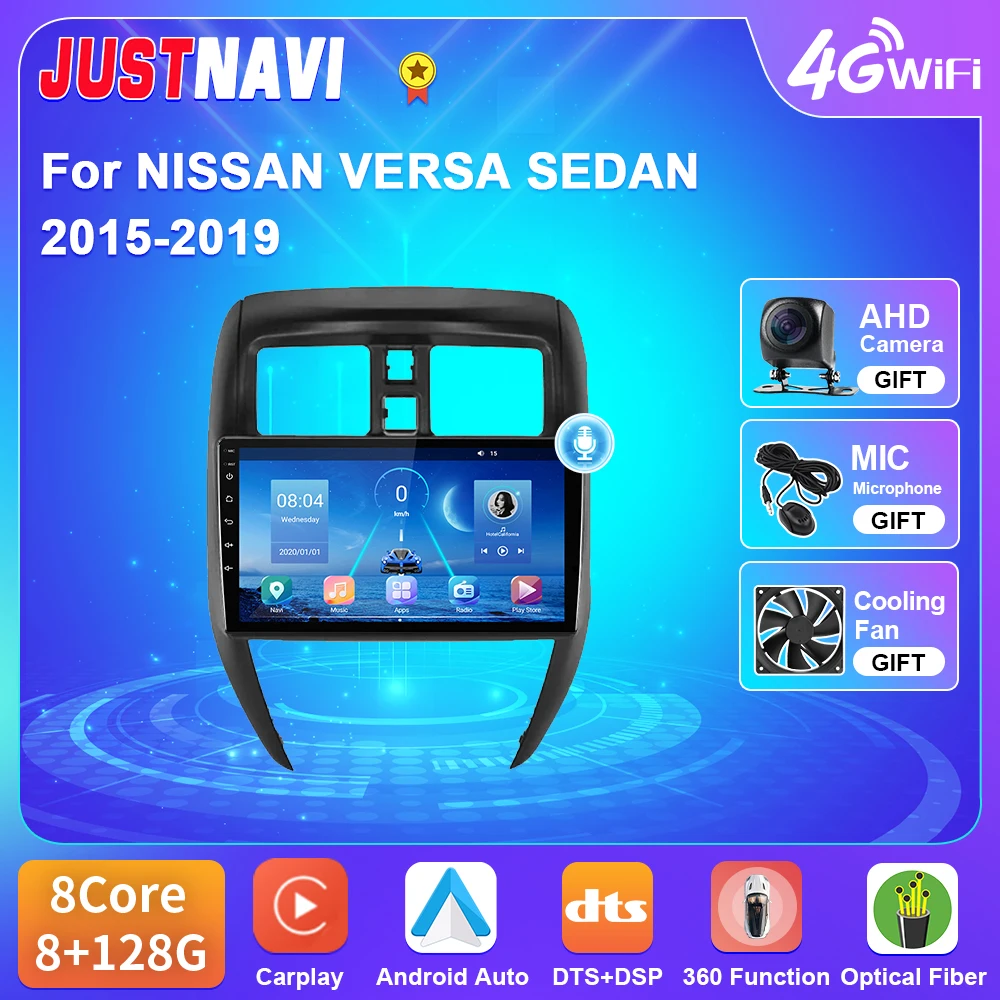 JUSTNAVI Car Radio Android For NISSAN VERSA SEDAN 2015 - 2019 Navigation Auto Stereo Multimedia 4G WIFI BT GPS RDS DSP 2 Din
JUSTNAVI Car Radio Android For NISSAN VERSA SEDAN 2015 - 2019 Navigation Auto Stereo Multimedia 4G WIFI BT GPS RDS DSP 2 Din