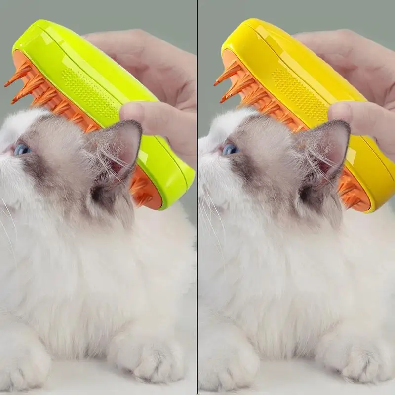 

Floating Hair Cat Brush Rechargeable Electric Cats Combs With Massaging Spay Cat Cleaning Brushes For Pet Shelter Home Tangled